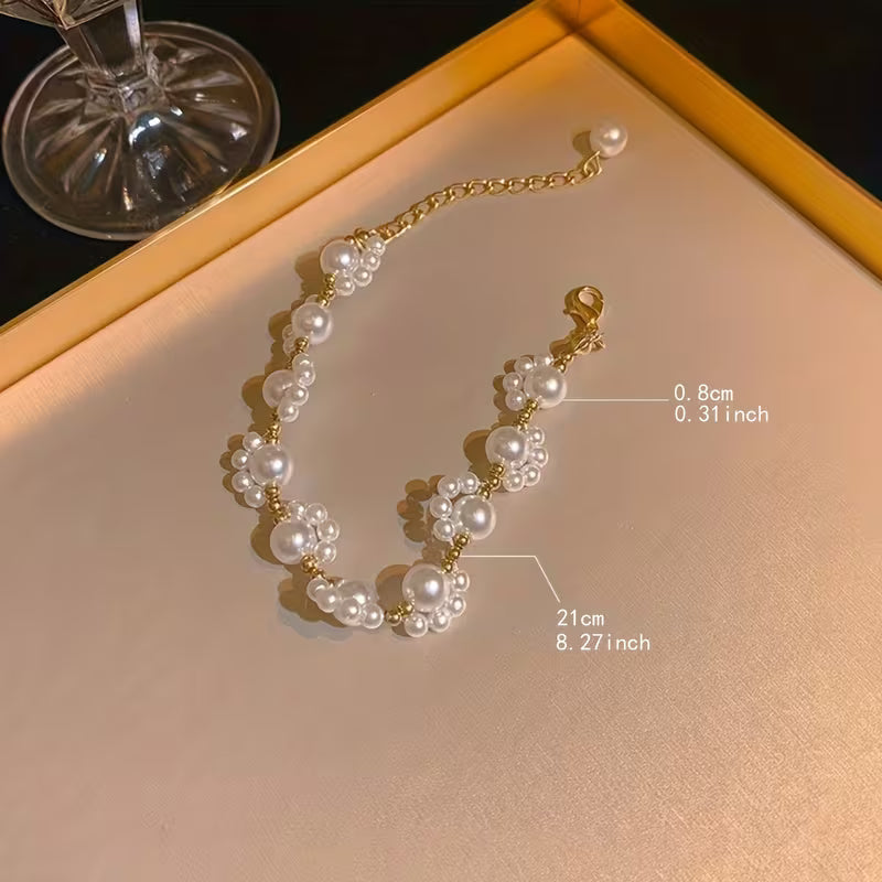 1pc Black Woven Cat Paw Geometric Bead Bracelet, High-Quality Jewelry, Upgraded Elegant Bracelet